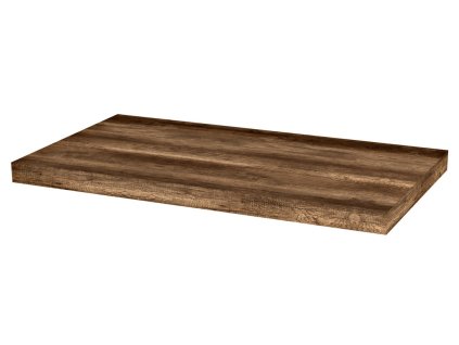 AVICE deska pod umyvadlo 75x39cm, tl.5cm, dub tmavý