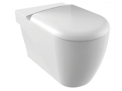 GRANDE WC mísa XL pro kombi, spodní/zadní odpad, 42x73cm, bílá