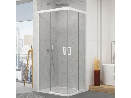 Dvoudílné posuvné dveře pravé / 1 strana rohového vstupu CAE2DSM10987