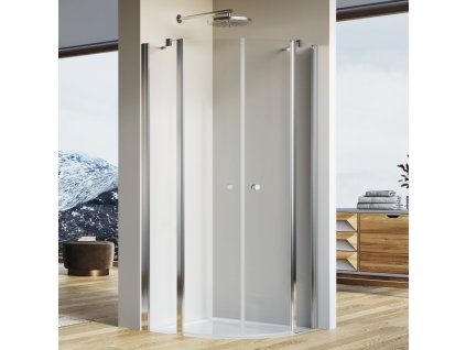 Čtvrtkruh s dvoukřídlými dveřmi, rádius 500 mm SOR50SM15007