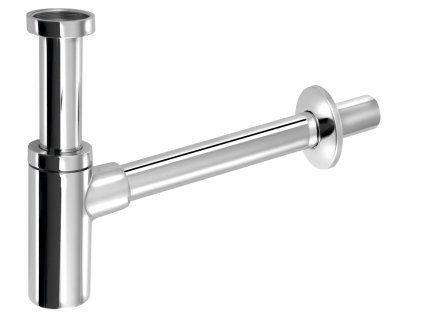 Umyvadlový sifon 5/4", DN32, kulatý, chrom