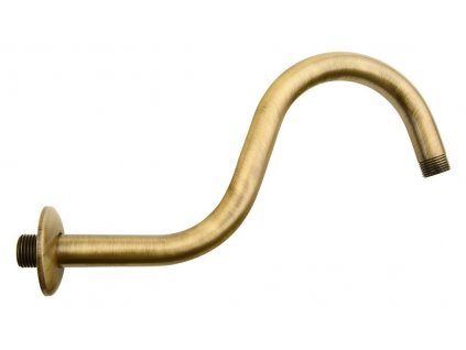 Sprchové ramínko kulaté tvar S, 300mm, bronz