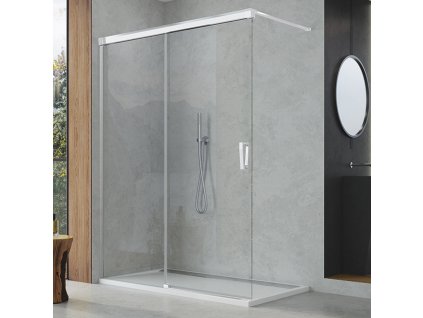 Pevná stěna samostatná s posuvným dílem - montáž vlevo CAW2G1805087