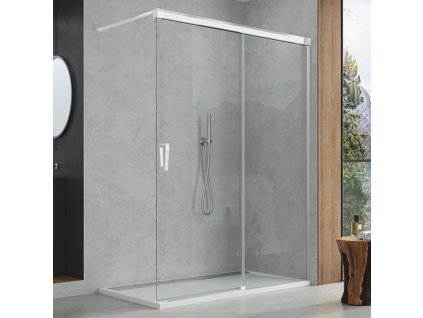 Pevná stěna samostatná s posuvným dílem - montáž vpravo CAW2D1505087