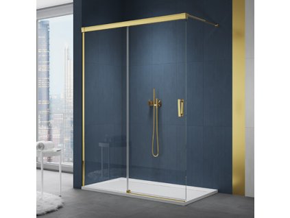 Pevná stěna samostatná s posuvným dílem - montáž vlevo CAW2G1601287