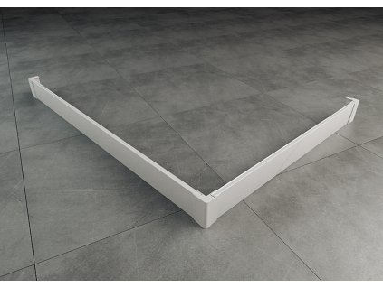 Hliníkový přední panel pro obdélníkovou vaničku - I panel PWII07504