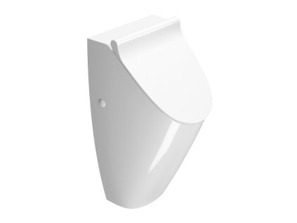 COMMUNITY urinál se zakrytým přívodem vody s otvory pro víko, Rimless, 31x65cm, bílá ExtraGlaze