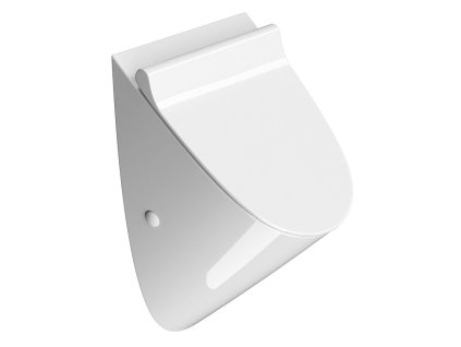 COMMUNITY urinál se zakrytým přívodem vody s otvory pro víko, Rimless, 31x54,5cm, bílá ExtraGlaze