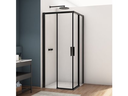 Rohový vstup s dvoudílnými posuvnými dveřmi D22SE2B0700687