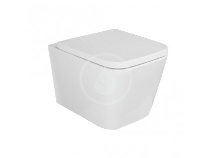 Závěsné WC se sedátkem SoftClose, Rimless, bílá