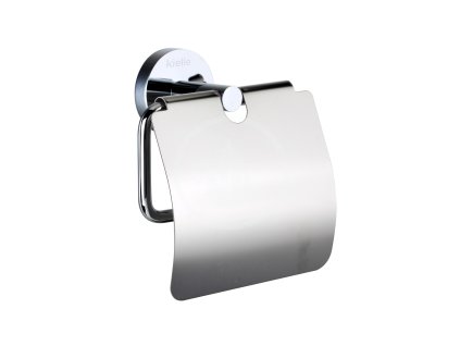 Držák toaletního papíru s krytem, chrom