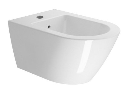 KUBE X bidet závěsný 55x36 cm, bílá ExtraGlaze