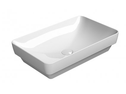 PURA keramické umyvadlo na desku 60x38cm, bílá ExtraGlaze