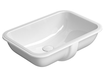 PURA/CLASSIC keramické umyvadlo pod desku 38x55cm, bílá ExtraGlaze
