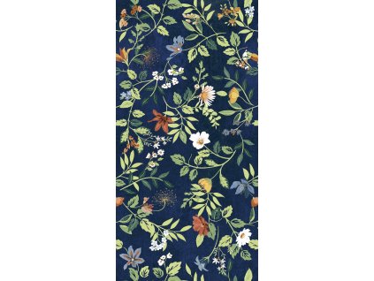 Wonderspace Obklad 60x120 cm Blossom Blue Mat/Lesk