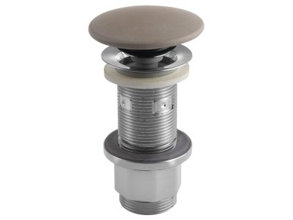 Umyvadlová výpust 5/4“, click-clack, betonová zátka, 10-80mm, písková