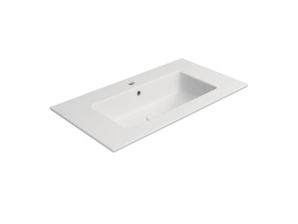 PURA keramické umyvadlo Slim 82x46cm, bílá mat
