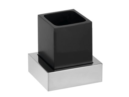 X-STEEL sklenka na postavení, černá mat