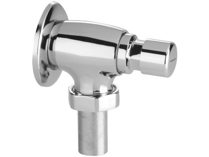 TEMPOR samouzavírací nástěnný WC ventil, chrom