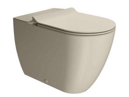 PURA WC mísa kombi spodní/zadní odpad, Swirlflush, 36x63cm, creta dual-mat