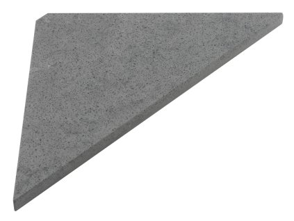 ABELINE rohová police rockstone 250x250mm, concrete