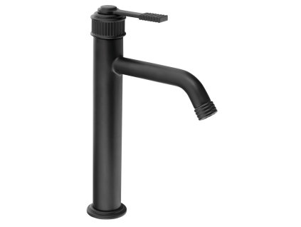VERSI stojánková umyvadlová baterie, výška 240mm, černá mat