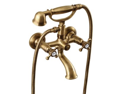 ANTEA nástěnná vanová baterie kompletní, bronz