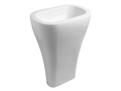 AQUATECH keramické umyvadlo volně stojící, 60x85x40cm, bílá