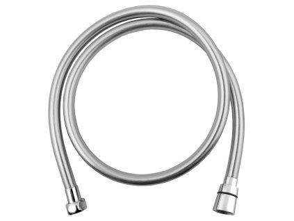 SOFTFLEX plastová sprchová hadice, 100cm, metalická stříbrná/chrom
