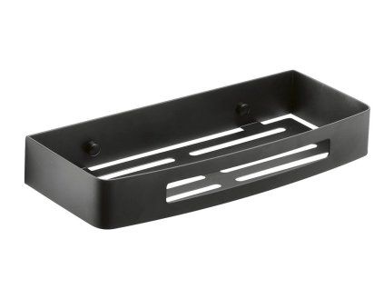SMART polička do sprchy, 300x45x128mm, černá mat