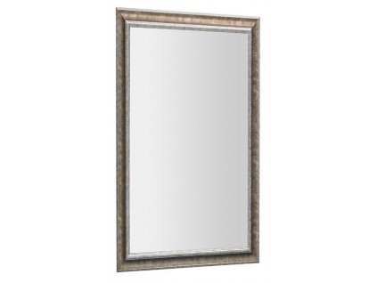 AMBIENTE zrcadlo v dřevěném rámu 62x102cm, bronzová patina