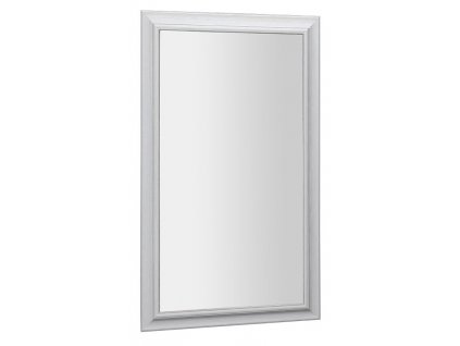 AMBIENTE zrcadlo v dřevěném rámu 62x102cm, starobílá
