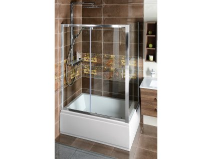 DEEP obdélníkový sprchový kout 1100x900mm L/P varianta, čiré sklo