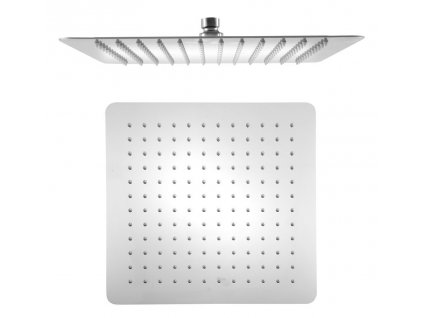 SLIM hlavová sprcha, čtverec 300x300mm, leštěný nerez
