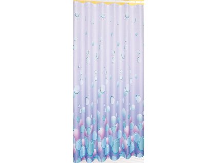 Závěs 180x180cm, 100% polyester, světle fialová