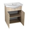 KERAMIA FRESH umyvadlová skříňka 60,6x74x34cm, dub platin