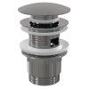 Výpust umyvadlová CLICK/CLACK 5/4" celokovová s přepadem, velká zátka