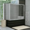 RONAL TOP-LINE Třídílné vanové dveře posuvné - blokovaná strana vpravo TOW3D18000149