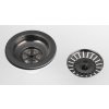 Dřezová výpust 6/4", nerez/gun metal