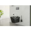 Závěsné WC se sedátkem SoftClose, Rimless, matná černá