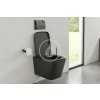 Závěsné WC se sedátkem SoftClose, Rimless, matná černá