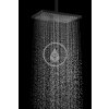 Hlavová sprcha 360 x 240 mm, 1 proud, sprchové rameno 430 mm, matná černá