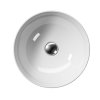 NUBES keramické umyvadlo na desku průměr 40cm, bílá ExtraGlaze