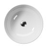 PURA keramické umyvadlo na desku, průměr 42cm, bílá ExtraGlaze