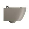 PURA závěsná WC mísa, Swirlflush, 36x50cm, tortora dual-mat
