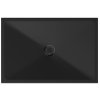 Keramická sprchová vanička, obdélník 120x80x2cm, černá mat