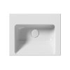 NORM keramické umývátko 42x34cm, bez otvoru, bílá ExtraGlaze