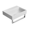 NUBES keramické umývátko 40x32cm, bez otvoru, bílá mat