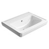CLASSIC keramické umyvadlo 60x46cm, bez otvoru, bílá ExtraGlaze