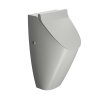 COMMUNITY urinál se zakrytým přívodem vody s otvory pro víko, Rimless, 31x65cm, cenere mat